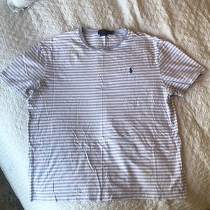 Men’s Polo Ralph Lauren Classic Fit XL Striped T-Shirt. 100% cotton.